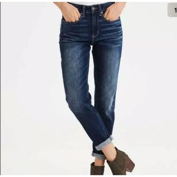 American Eagle Outfitters Denim - American Eagle high rise girlfriend jeans sz 18L